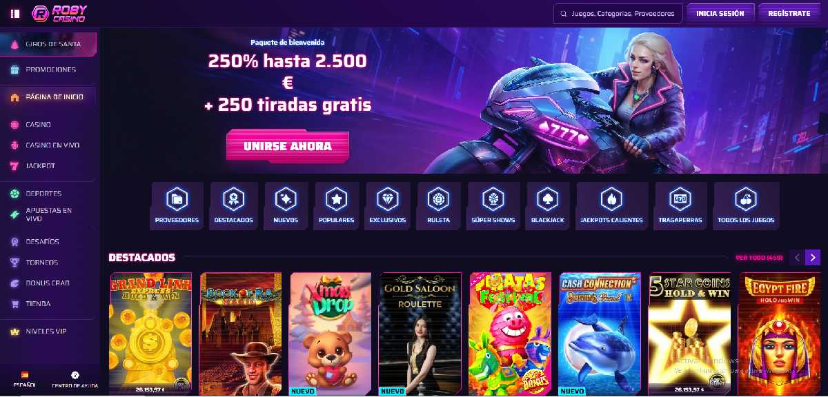 Roby Casino - Análisis detallado de los mejores casinos online en España para 2026